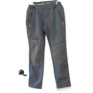 Postropaky Outdoor Snow Ski Pants Womens Gray Waterproof Hiking Insulated Sz-8